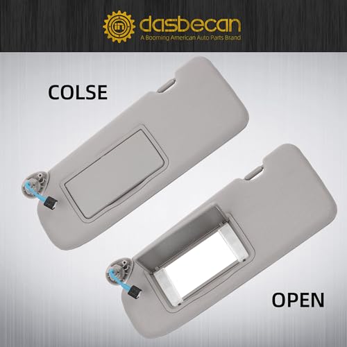 image for Dasbecan Left Driver Side Sun Visor Compatible with Honda CRV CR-V 201
