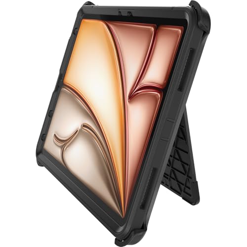 Image of OtterBox Defender Series Case for iPad Air 11-inch (M3) & (M2) - Black, Rugged, Durable, Multi-Layer Protection 0.99 inch H x 7.90 inch L x 10.51 inch W (Pack of 10)