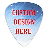 Generic 12 Pcs Custom Guitar Picks, Personalized Add Your Image Text Light Medium Thin Unique Guitar...