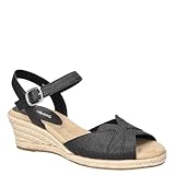 Easy Street Women's Miramar Sandal, Black, 8