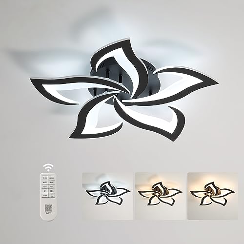Comely Deckenlampe Led, Deckenleuchte Dimmbar, 40W 4200LM 3000k-6500k Mit...