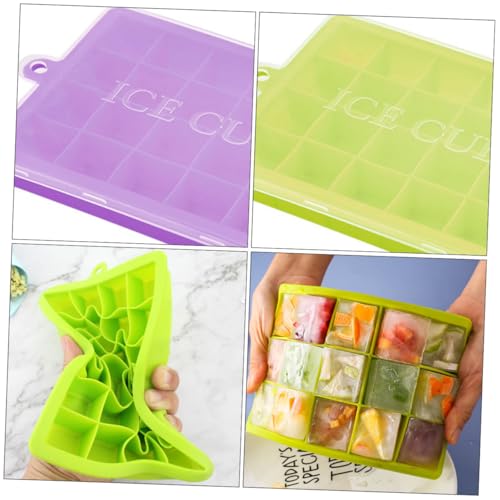 Molde de Silicona para Cubos de Hielo 3 Piezas miniatura 7