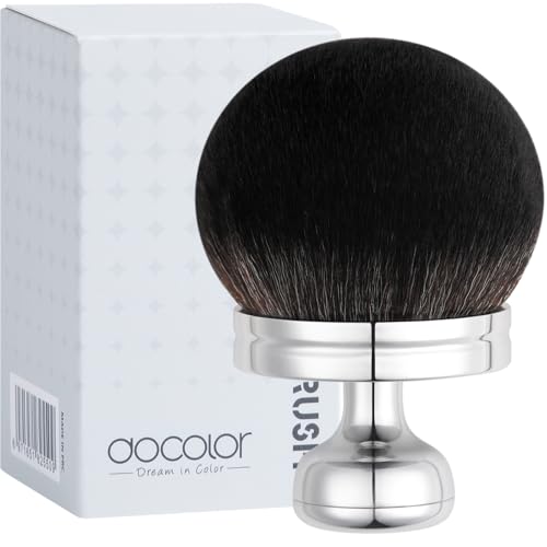 docolor Self Tanner Back Applicator, Plastic Long Handle Back Tanning Applicator Large Body Makeup Brush Vegan & Cruelty Free Self Tanner Brush For Self Tanner, Sunscreen, Bronzer, Foundation