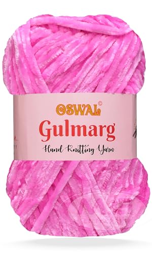 Image of M.G Chunky Velvet Yarn, Gulmarg 500 GMS - Best Used with Knitting and Crochet Needles - Wool Yarn for Knitting - M Art-BACA