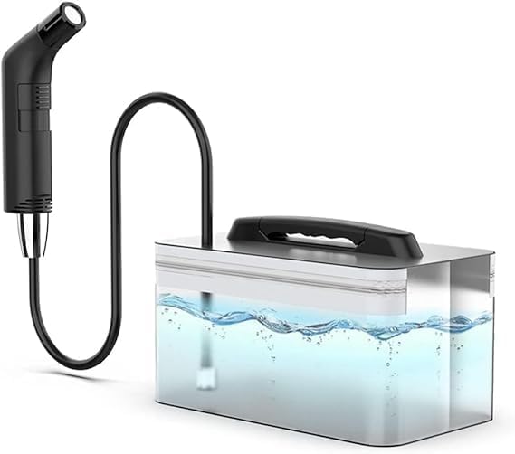 Shattaf Electric Rechargeable Handheld Personal Travel Bidet Sprayer for Toilet, Bathroom and Outdoor Hiking, Sprayer Muslim Shower Spray Clean with 2.3 Liters Water Storage - Black
