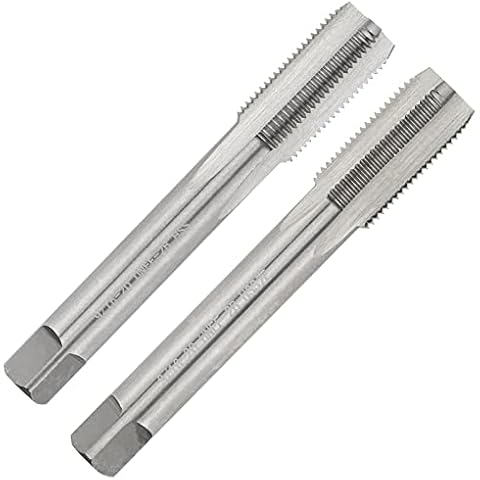Aceteel Right and Left Hand 9/16"-20 UN HSS Tap, 9/16 x 20 UN Thread Tap for Bike Crank Repair Cover