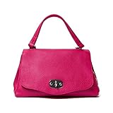 isabel marant etoile kleid weiß  MARANT - Alessia Kleine Ledertasche mit Schultergurt - Fuchsia