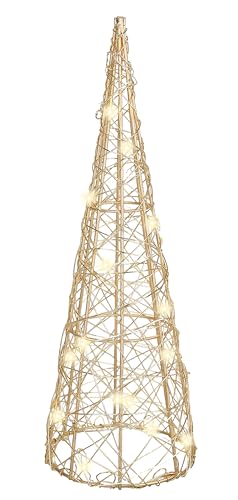 Weihnachtspyramide 30 cm LED Pyramide Weihnachten Leuchtpyramiden...