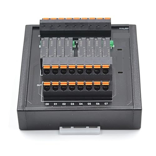 Module de relais 8 bits QMY418SL-P rail DIN pour carte d'interface de commande électronique - 3