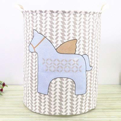 3NH® Black Cotton Waterproof Beam Storage Bin Linen Hamper Kitchen Bathroom Foldable Laundry Bins British Style Home| 10929