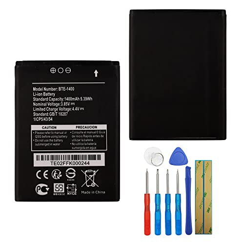 E-YIIVIIL Replacement Battery BTE-1400 Compatible with Verizon Orbic Journey V RC2200L with Tools