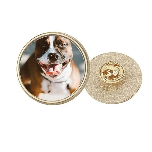 Broche bouledogue doré épingle métal M pour personnaliser un manteau