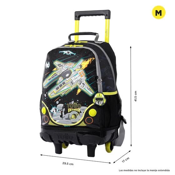 TOTTO Mochila de ruedas Spaceship M