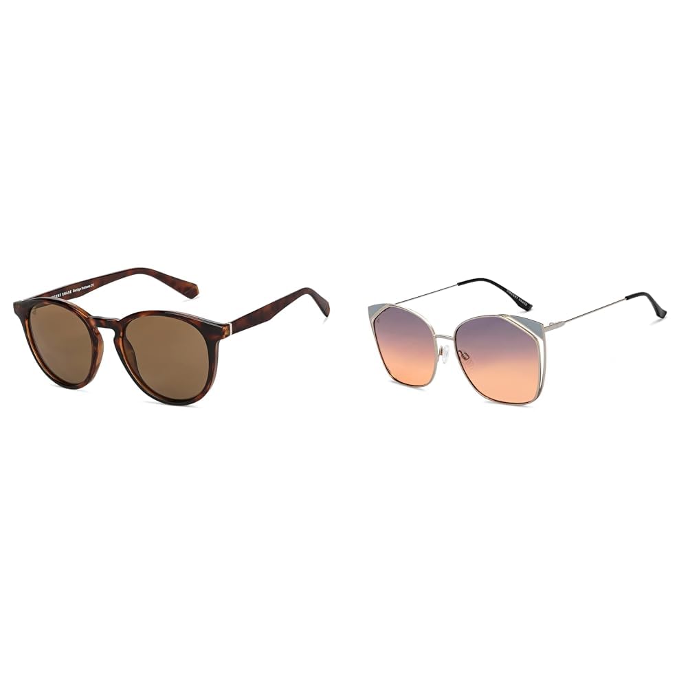 vincent chase eyewear Women Vincent Chase Couple Polarized Square Shape Sunglasses By Lenskart | Combo Sunglasses,One Size,Assorted-picture-26