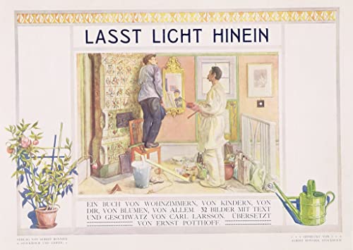 Poster Carl Larsson 50x70 cm | Toile d'art suédois sans cadre pour salon