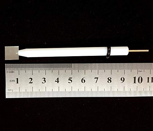 Purity 99.99% Platinum Plate Electrode Coated With Ptfe Insoluble Anode (10Mm×10Mm×0.1Mm) #TOP4