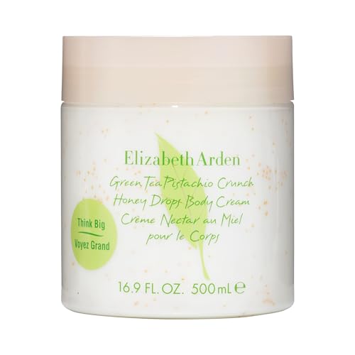 Elizabeth Arden - Green Tea Honey Drops, Crema Corpo al Tè Verde e Gocce di Miele, Rivitalizza e Idrata la Pelle, Rinfresca ed Lenisce, Rigenera Anche la Pelle Arida, Pistachio Crunch, 500ml