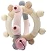 Kugel aus  günstig Kaufen-Hess Holzspielzeug 11107 - Motorikrassel aus Holz in Form einer Kugel, Nature Serie in Rosa, mit beweglichen Teilen, ab 6 Monaten, handgefertigt, für Greifübungen und fröhlichen Rasselspaß