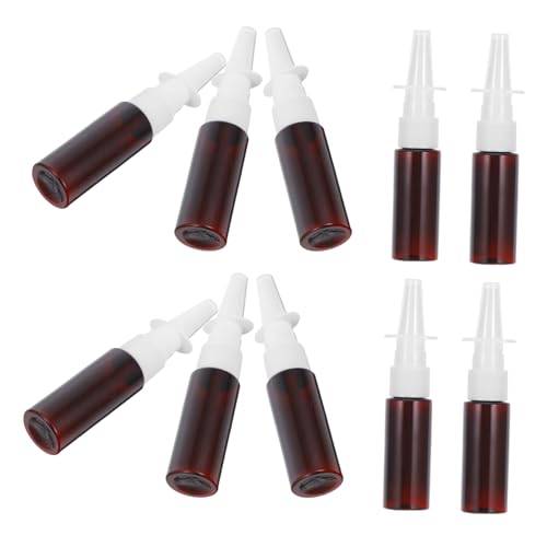WEKADRIN 10 Piezas Botellas de Spray Nasal Diseño Ergonómico y Estable para Limpieza Nasal Aplicación de y Perfume para y Uso Diario