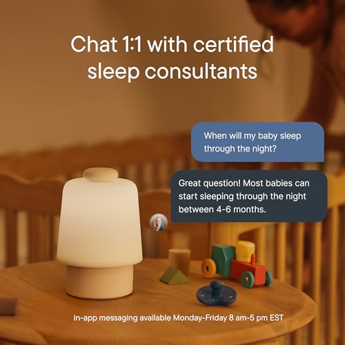 Image of Hatch Baby Sound Machine, Night Light | Sleep Support | Registry Essential, Routine Builder, Time-to-Rise Alarm Clock, White Noise, Nursery Stories, Toddler Kids (Wi-Fi) (Beechwood)