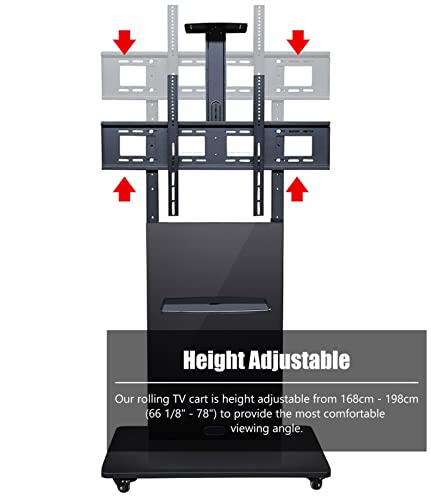 Soporte Móvil Universal para TV 32" a 70" Negro miniatura 5