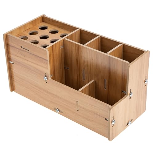 PACKOVE Friseurscherenständer mit Kammaufbewahrungskoffer und Halterung für Elektrische Haarstylinggeräte Organizer für Friseursalons