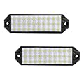 SAN YOUNG Flush Mount LED Pods, Slim LED Light Bar 7 Inch 40W 4000lm, Backup Lights Reverse Lights for Truck Bumper Tractor Work Lights ATV UTV Boat Off Road Fog Lights 12V 24V, 2 Pack