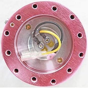 NRG ステアリングホイールハブアダプター レッド 51H03eTLUtL.jpg