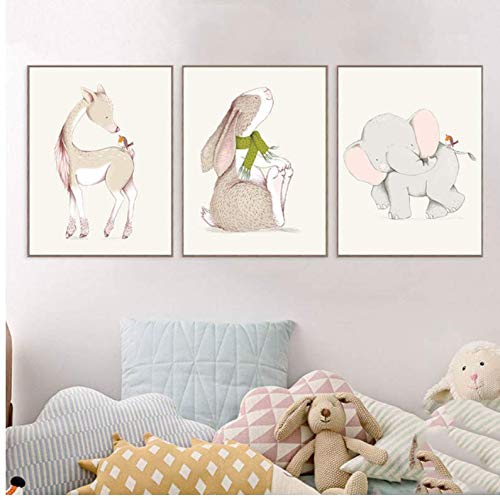 Affiche Toile Bande Dessinée pour Chambre d'Enfant - Cadre Non Inclus 50x70cm