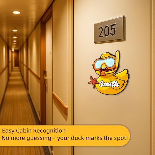 Pack de 2 imanes personalizados de pato para crucero miniatura 3