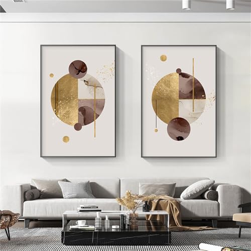Peintures Toile Abstraite Décoration Murale Idéale pour Salon et Chambre Moderne