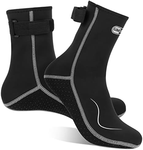 Gimilife Neopren socken, 3MM Neoprensocken Herren Damen, Neoprenschuhe Wassersocken Thermosocken Taucherschuhe für Männer Frauen Zum Tauchen, Schnorcheln, Schwimmen, Surfen, Segeln
