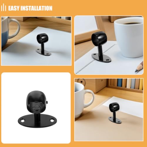 Soportes para pasamanos de escalera de acero inoxidable negro para pared 8
