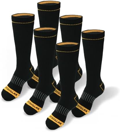 Cat mens 3-pack Half Cushioned Crew Socks Crew Sock