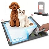XANGNIER Dog Pee Pad Holder with Magnetic Clips and Mini Mop,Silicone Puppy Pad...