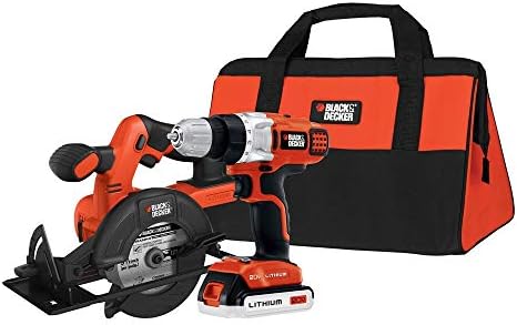 BLACK+DECKER 20V MAX* POWERCONNECT Cordless Drill/Driver + Circul...