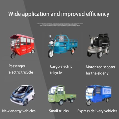 1500W Permanent Magnet Brushless DC Motor, 48V/60V/72V Electric Vehicle Battery Generator, High Efficiency Copper Core, 3200RPM for Differential Cars