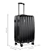 bugatti Lima Hartschalenkoffer 67x45x27,5 cm, 58,1L, 4-Rollen mit TSA-Schloss, Schwarz