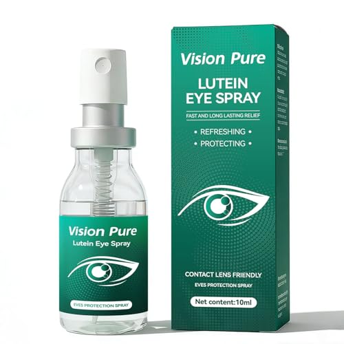 Vision Pure Lutein Eye Spray Lutein & Vitamin E Relieves Eye Fatigue Hydrates and Moisturizes 10 mL (0.34 fl oz)