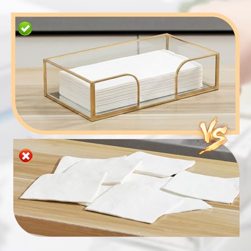 Panier en papier plat doré pour buffet chic et table de mariage - 7