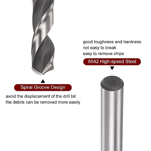 QUARKZMAN HSS Metallbohrer 8mm, Spiralbohre 300mm LängeHochwertige Universalbohrer fur Edelstahl und Metall