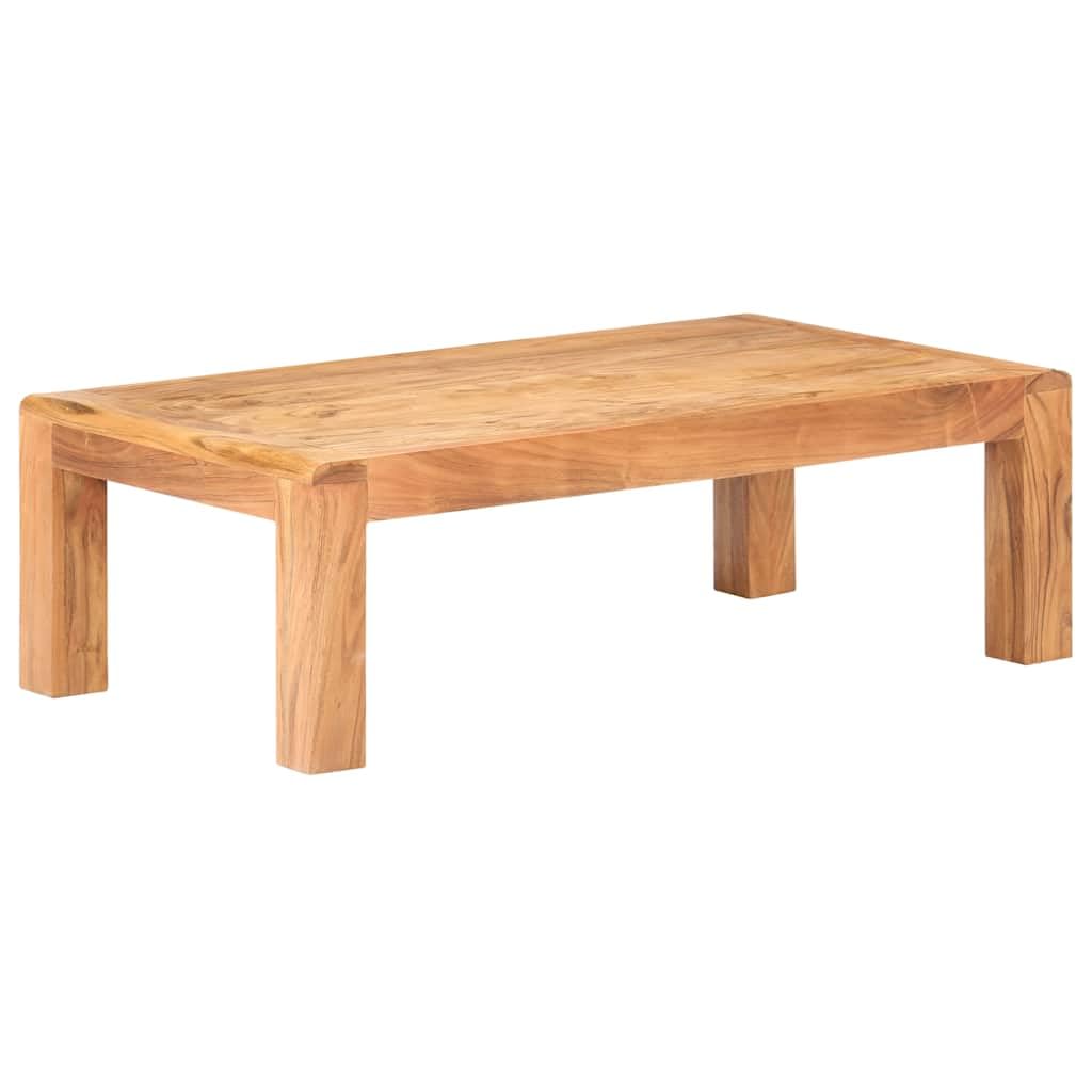 Tavolino da salotto, 110 x 60 x 35 cm, in legno massiccio di acacia, finitura miele | Tavolino rustico per il vostro soggiorno in vero legno con esclusiva vernice color miele.