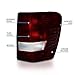 AmeriLite 1999-2004 Dark Red Replacement Tail Lights For Jeep Grand Cherokee - Passenger and Driver Side