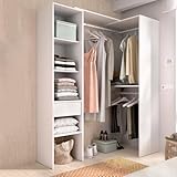 cabina armadio ikea angolare STRUTTURA E UTILIZZO - Armadio guardaroba multiuso ideale per garantire un ampio spazio di contenimento, adatto a contenere abiti, calzature e accessori - L'intera struttura di design del mobile è multifunzione, perfetta per arredare in modo salvaspazio una camera matrimoniale, una cameretta per bambini oppure la stanza degli ospiti - Elegante soluzione che consente di organizzare con stile i propri capi d'abbigliamento, offrendo ampi spazi e funzionalità pensate per soddisfare le esigenze di stoccaggio, mentre aggiunge un tocco di raffinatezza e ordine al tuo ambiente domestico