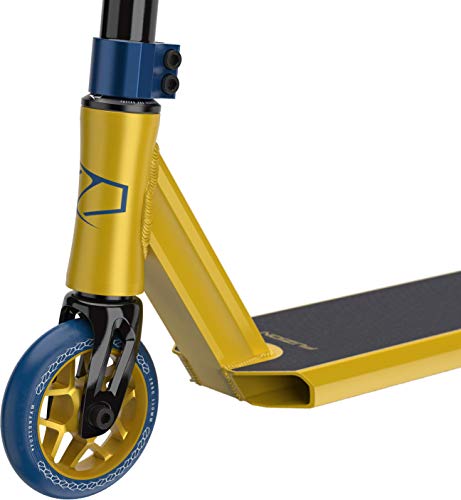 Fuzion Z250 Pro Scooters - Trick Scooter - Intermediate And Beginner Stunt Scooters For Kids 8 Years And Up, Teens And Adults – Durable, Smooth, Freestyle Kick Scooter For Boys And Girls (Gold) #TOP2