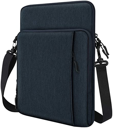Dynotrek Tipple 11.6-13.3 inch Laptop Sleeve Bag Case Cover with Detachual Shoulder Straps Compatible with MacBook Air/Pro 13/Pro 14 M5 M4 M3 M2 M1, HP Dell ASUS Lenovo -Denim Blue