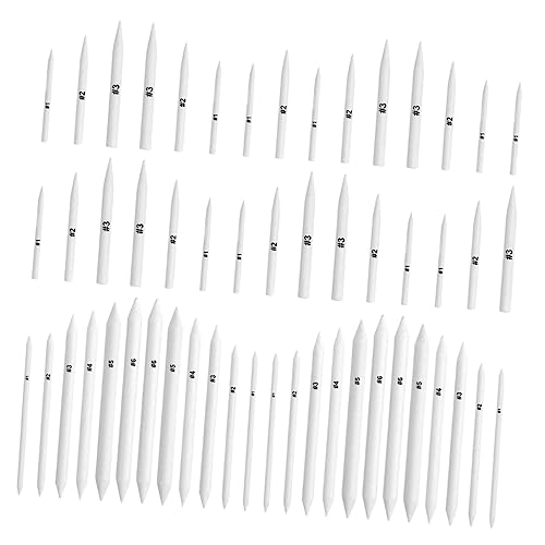 Operitacx 54St Bleistift skizzieren Kunst-Mixer Mischstumpf Beschattung Stumpf Schmierstift werkzeug Mischen von Stümpfen Zeichenzubehör Markieren Baumstumpf Lockenstab Student Papier Weiß