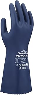 SHOWA CN750 Biodegradable Unlined Food Safe Chemical Resistant Safety Glove, 13