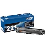 Brother Genuine Standard Yield Toner Cartridge, TN221BK, Replacement Black Toner, Page Yield Upto 2,500 Pages, Amazon Dash Replenishment Cartridge, TN221