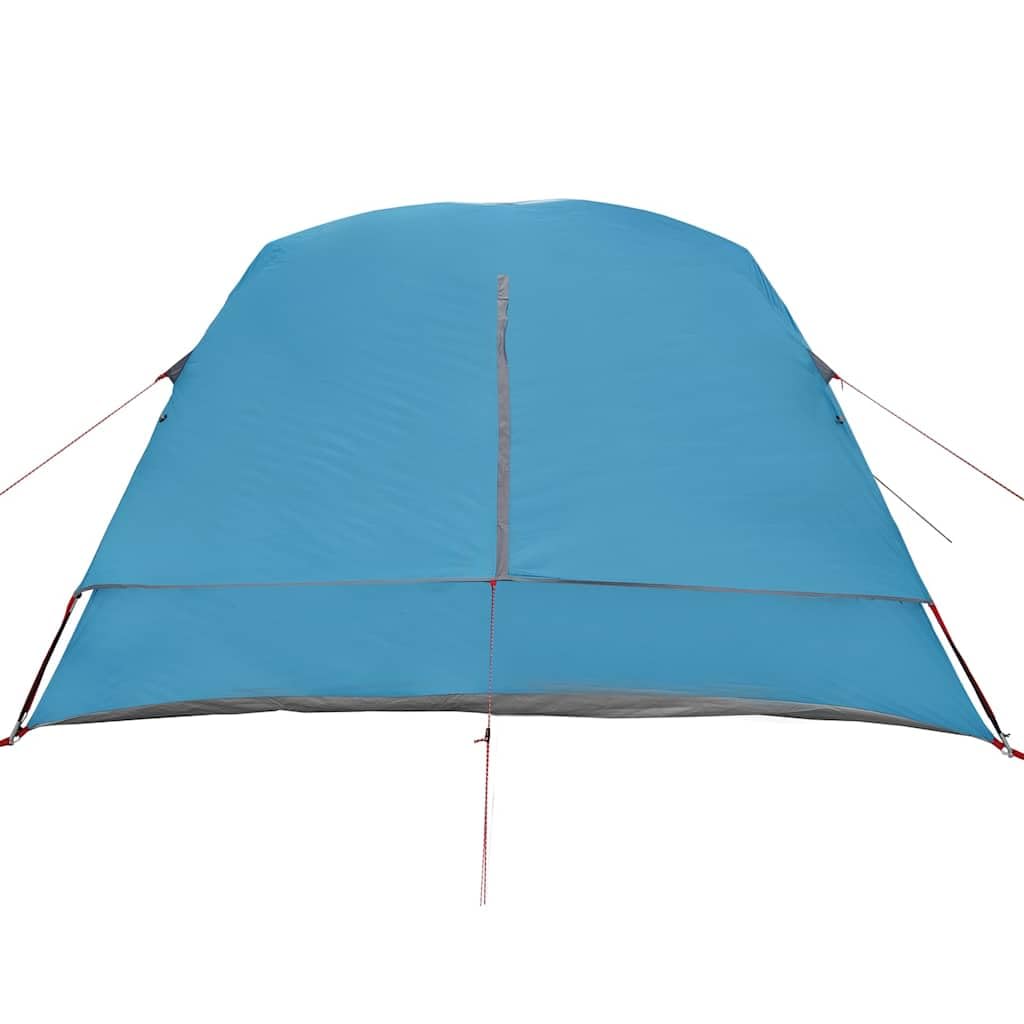 Tienda de campaña familiar para 6 personas, de poliéster 185T con revestimiento de poliuretano, tienda grande para exteriores con toldo extraíble, 346 x 252/317 x 195 cm, color verde